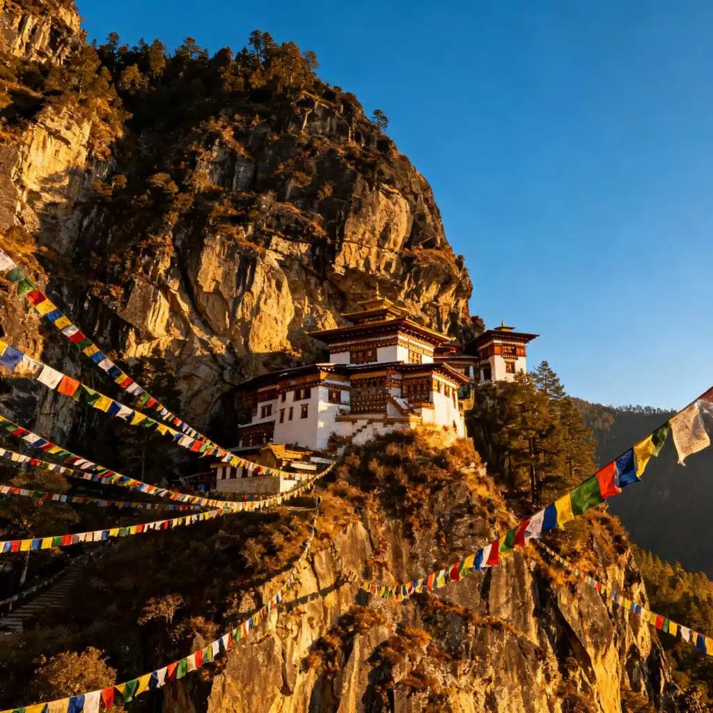 Tiger's Nest Monastery Taktsang cliff monastery Paro Bhutan trek