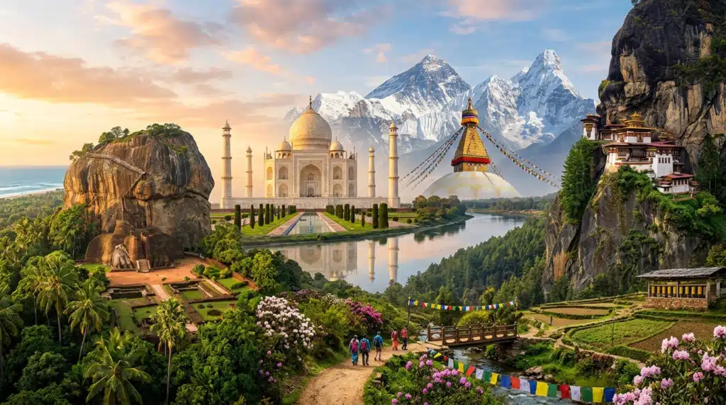 best South Asia multi-country tour packages