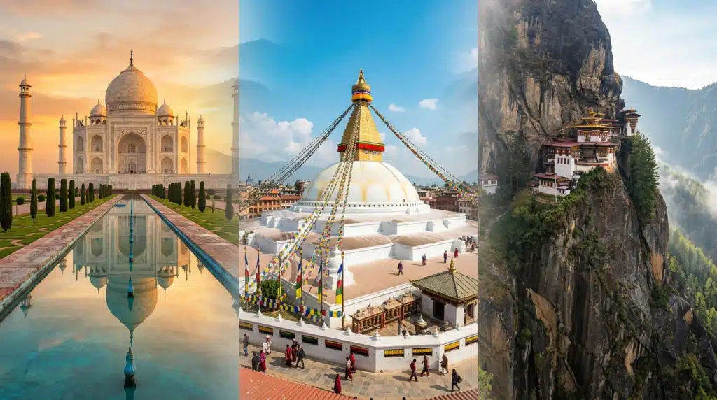 India Nepal Bhutan Tour Packages Multi Country South Asia Blueprint